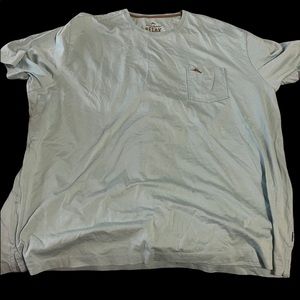 Tommy Bahama Relax T-Shirt 3Xl Baby Blue Mens Crew Neck Short Sleeve Pima Cotton